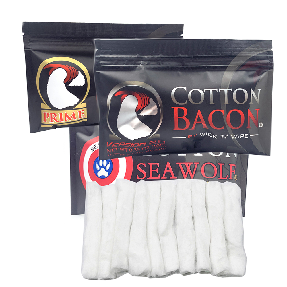 Diy Vape Electronics - 2Pack Cotton Bacon Prime Silver Gold