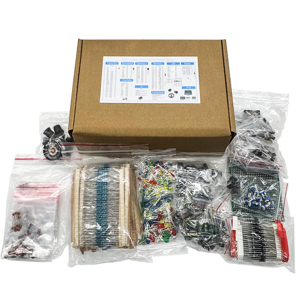 Mosfet Transistor Set - 1900PCS Electronic Component Kit Capacitors, Resistors,