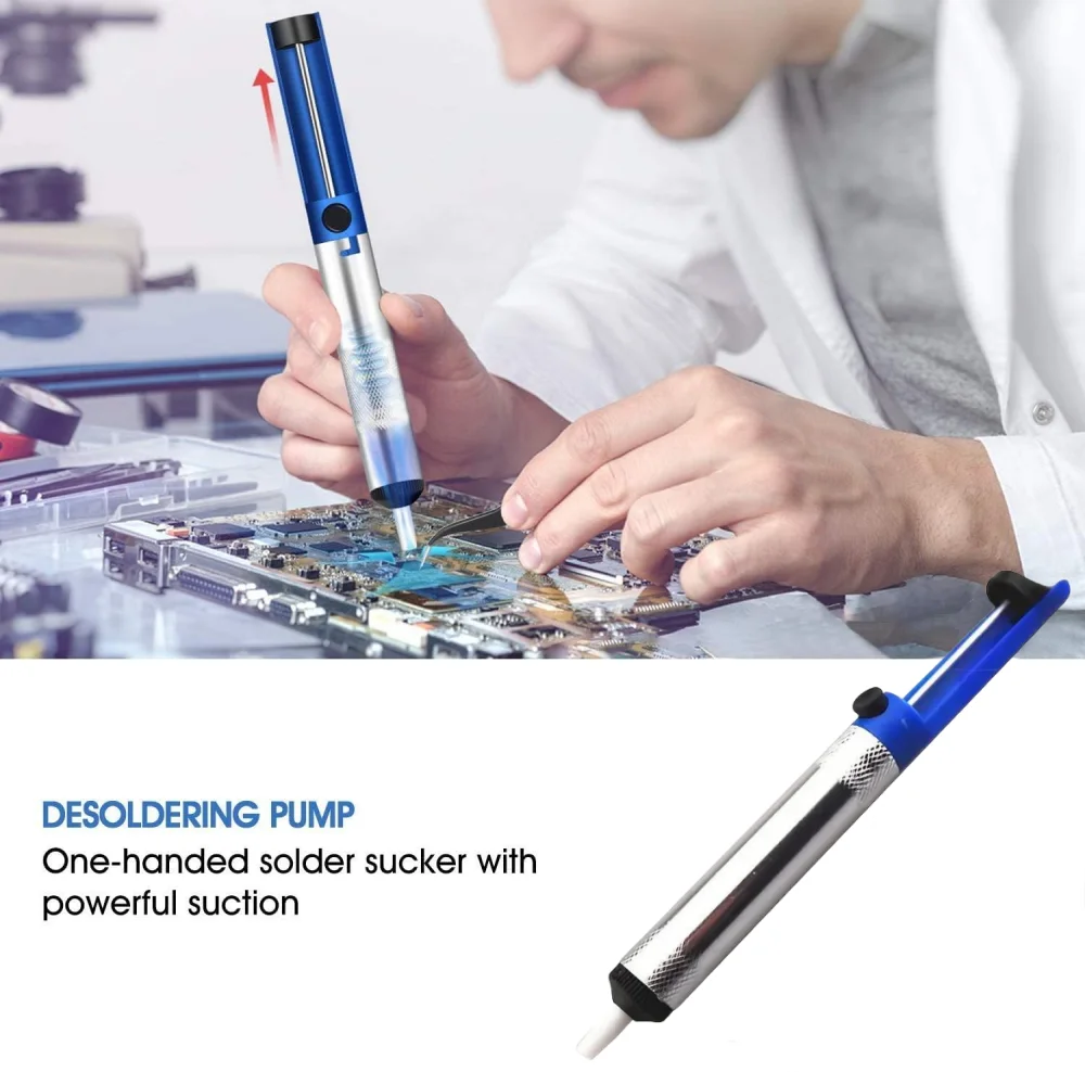 Soldering Sucker Pen Removal V - Desoldering Pump Solder recension och pris