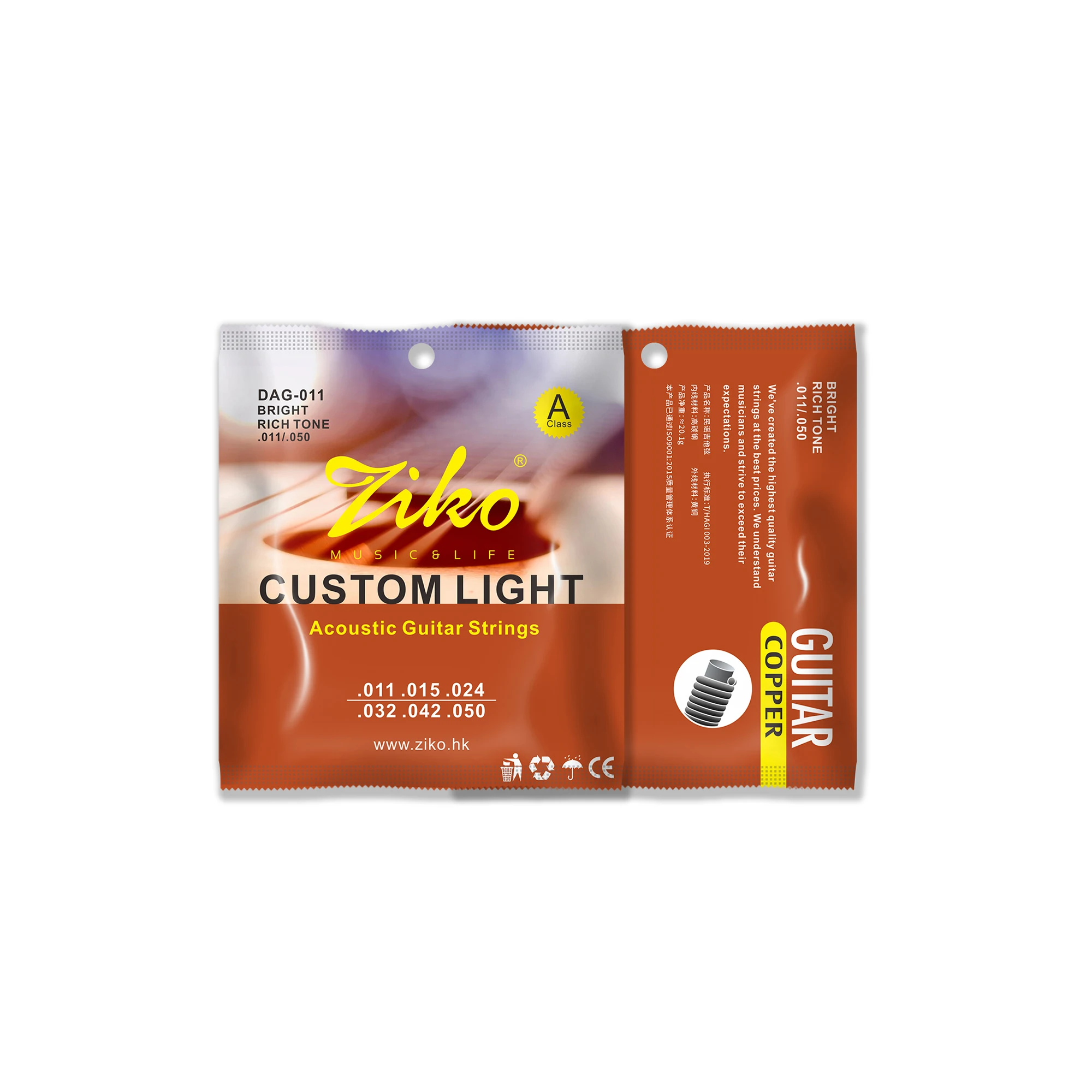 ZIKO Acoustic Guitar String St - Diy Guitar Electronics recension och pris
