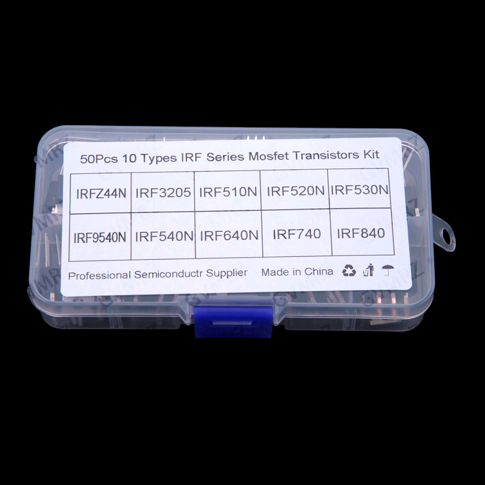 10 Values TO-220 ​​50 PCS IRF  - Mosfet Transistor Set recension och pris