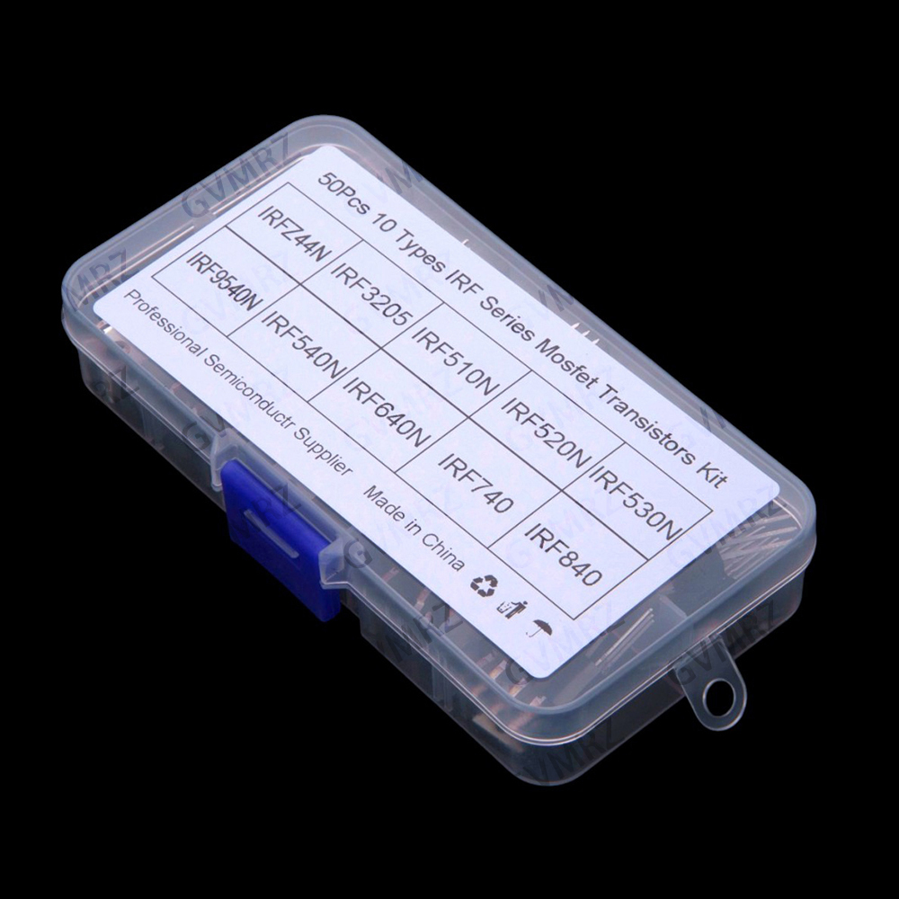 10 Values TO-220 ​​50 PCS IRF  - Mosfet Transistor Set recension och pris
