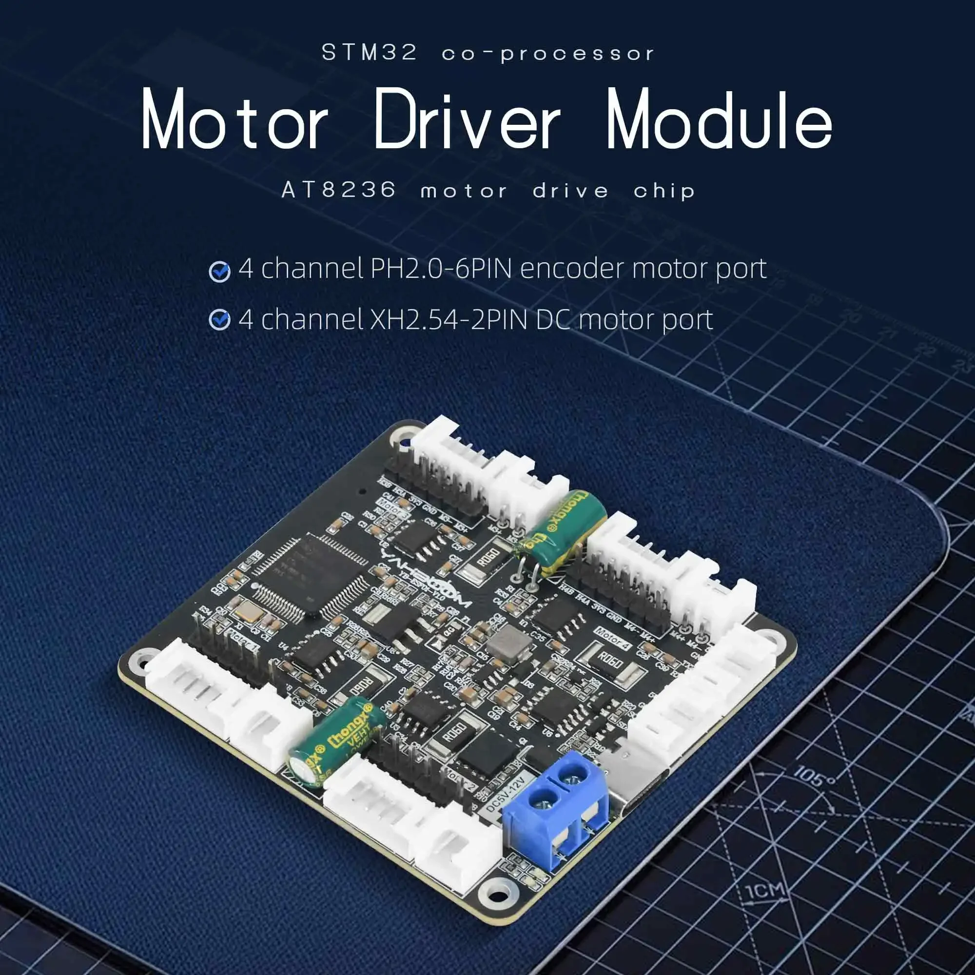 Yahboom 4-Channel Encoder Moto - Diy Electronic Modules recension och pris