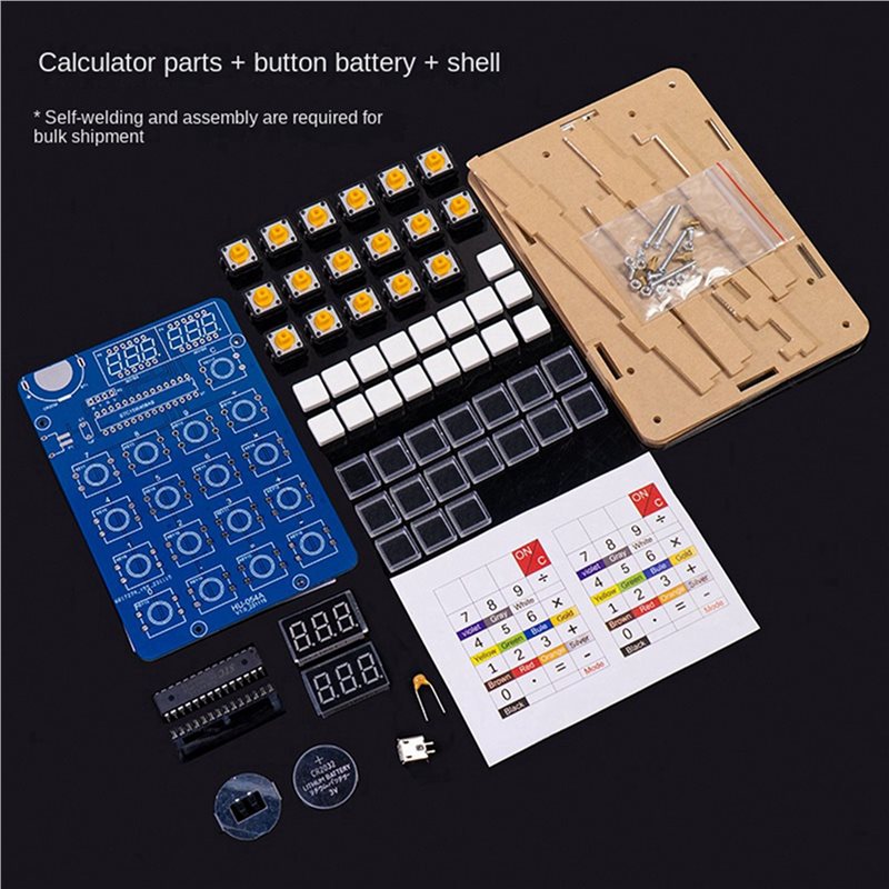 QWE-5X Calculator DIY Kit 51 M - Homemade Diy Electronics recension och pris
