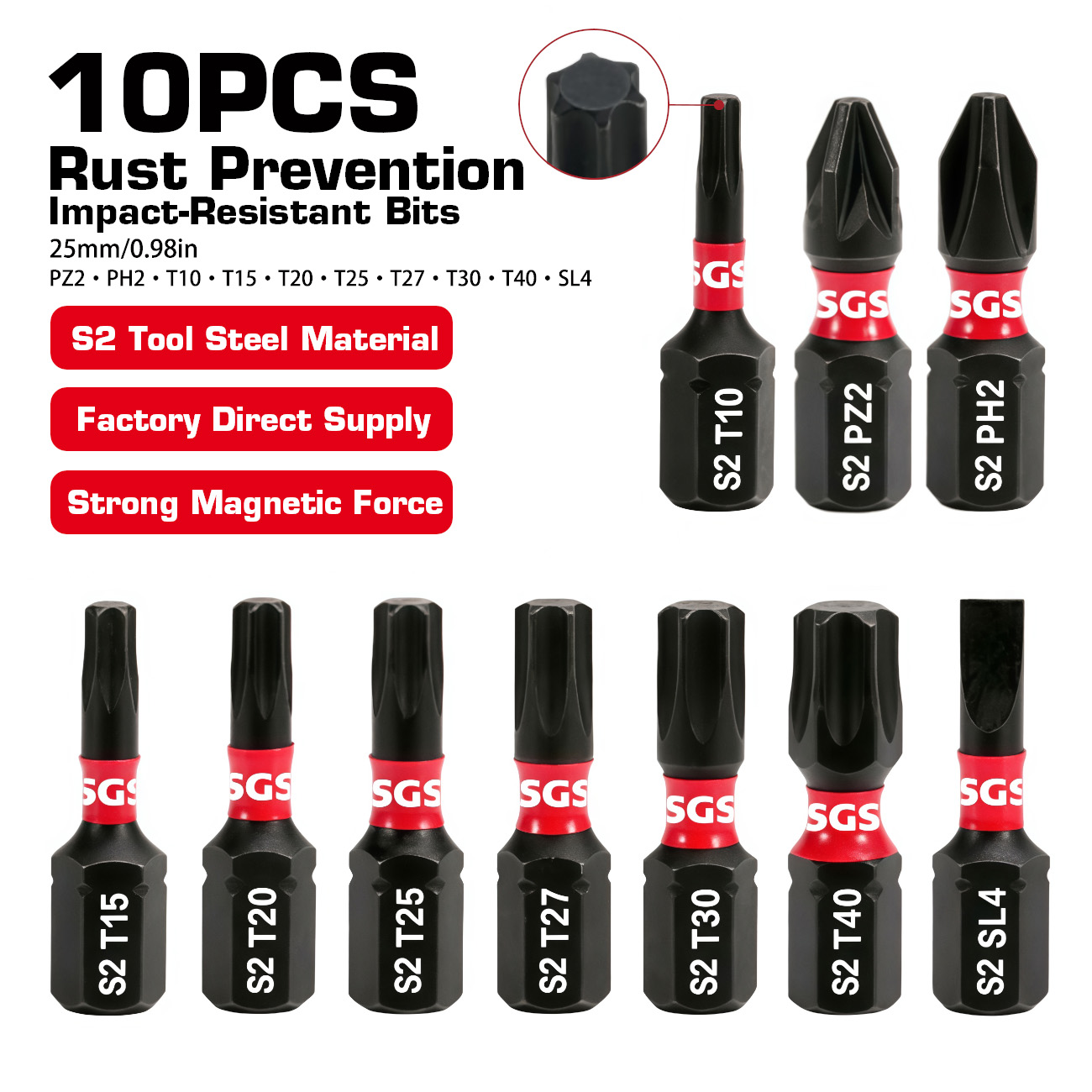 10-Piece Set, 25mm Length, S2  - Homemade Diy Electronics recension och pris