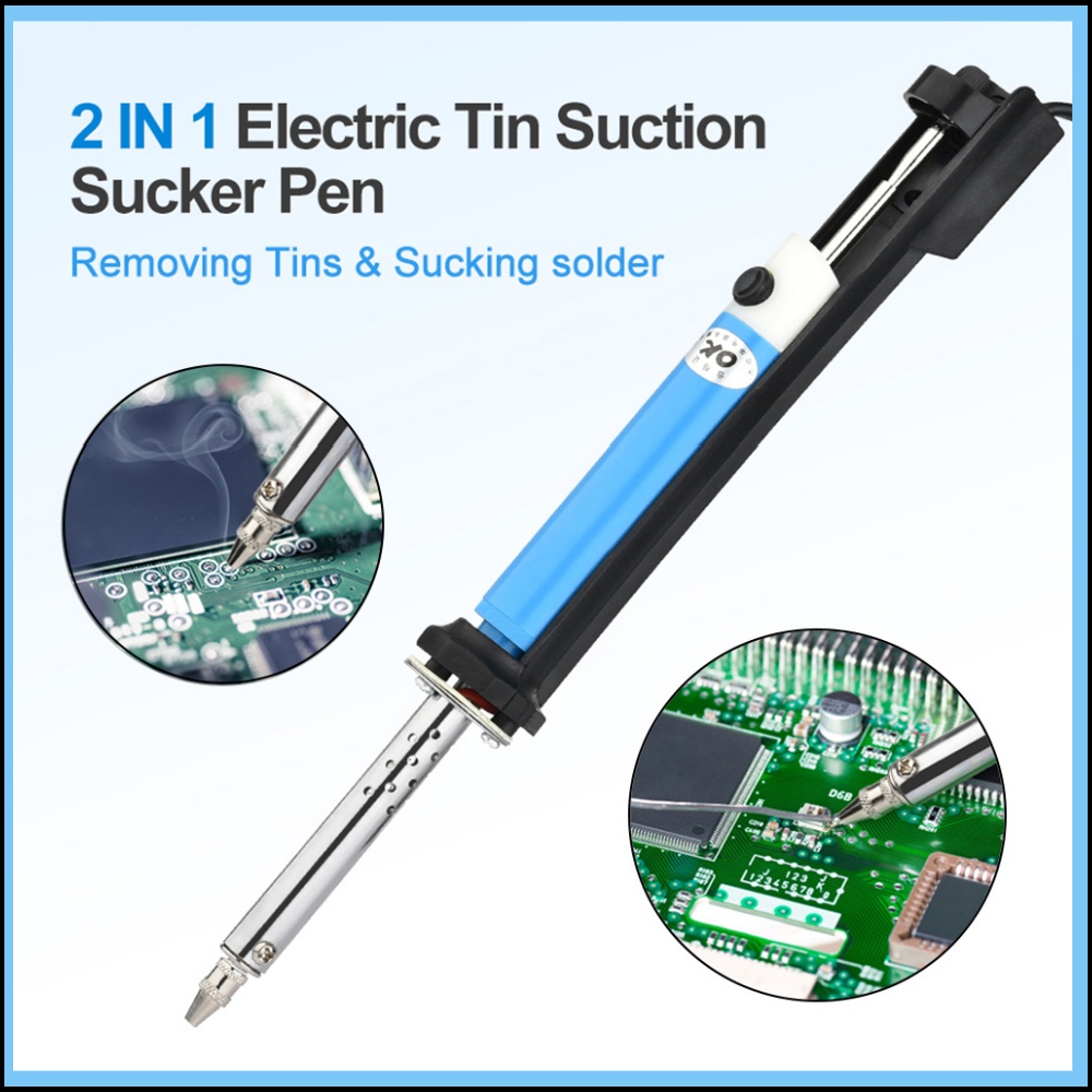 2 In1 Electric Tin Suction Suc - Desoldering Pump Solder recension och pris