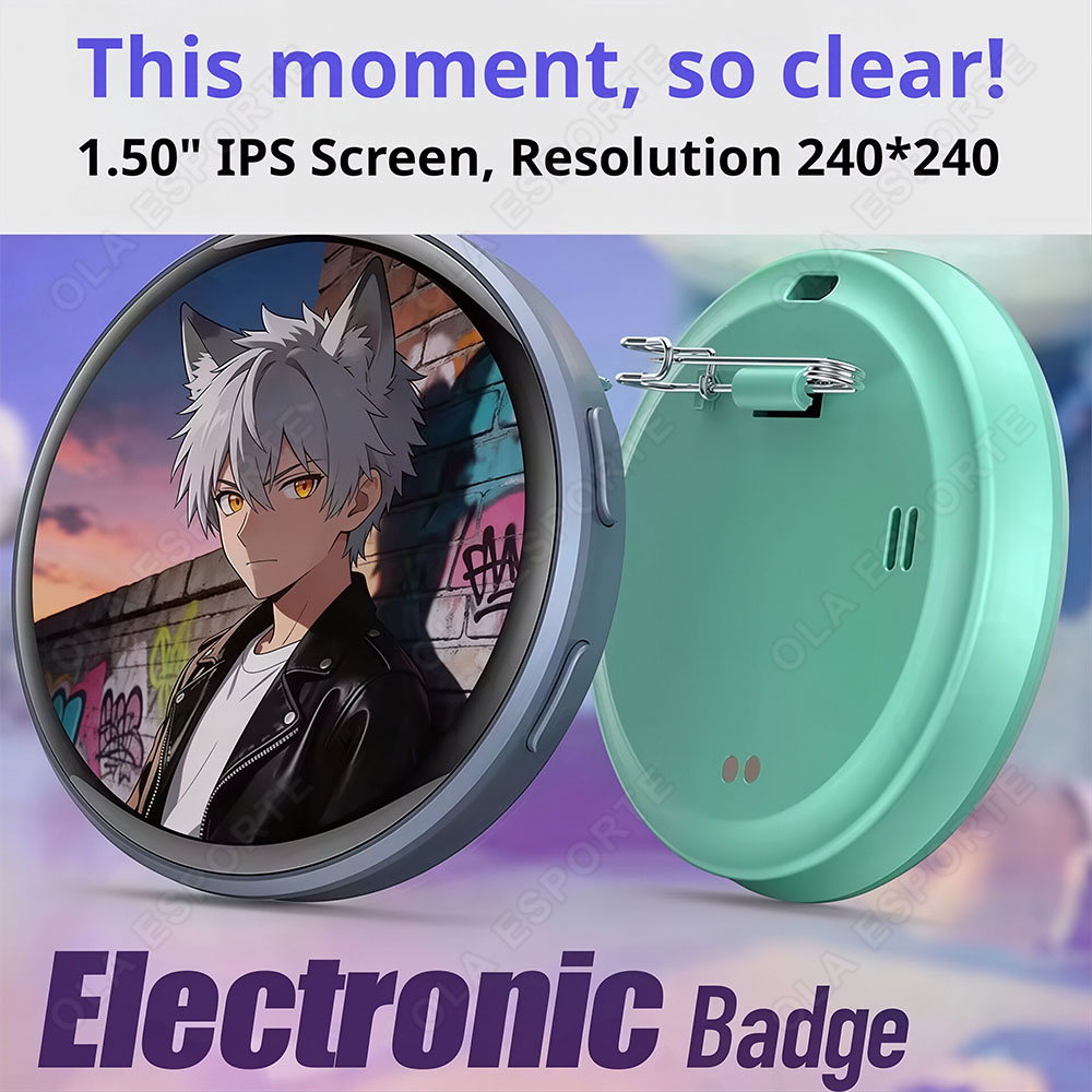Smart Dynamic Electronic Badge - Diy Electronics Videos recension och pris