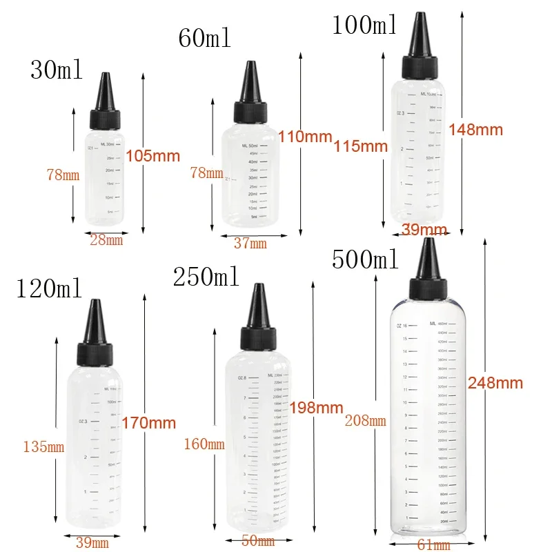 5PCS 30ml-500ml Empty Plastic  - Diy Vape Electronics recension och pris