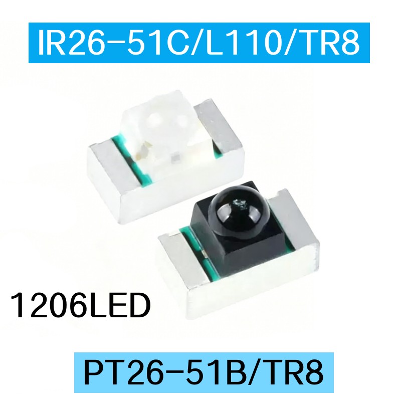 50pcs PT26-51B/TR8 IR26-51C/L1 - Ir Infrared Receiver recension och pris