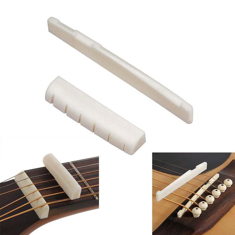 2Pcs/Set Bone Guitar Bridge Sa - Diy Guitar Electronics recension och pris