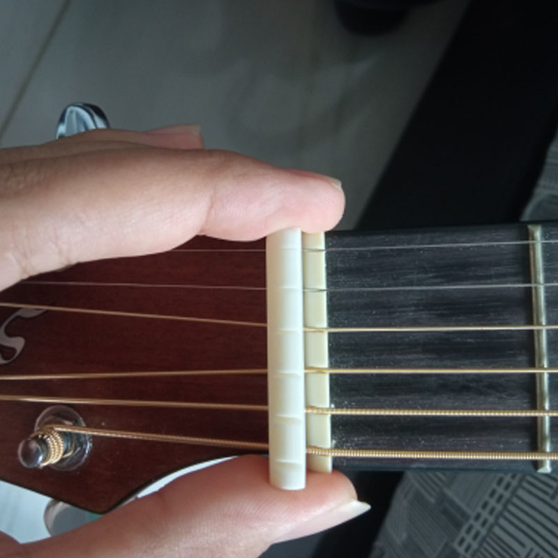 2Pcs/Set Bone Guitar Bridge Sa - Diy Guitar Electronics recension och pris