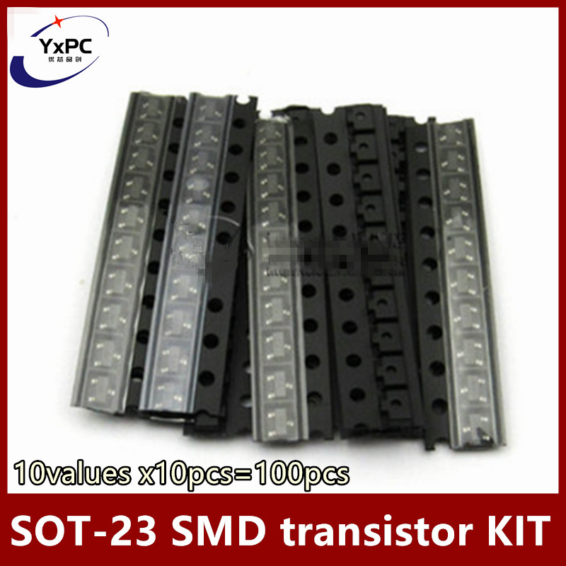 10values x10pcs=100pcs SOT-23  - Mosfet Transistor Set recension och pris