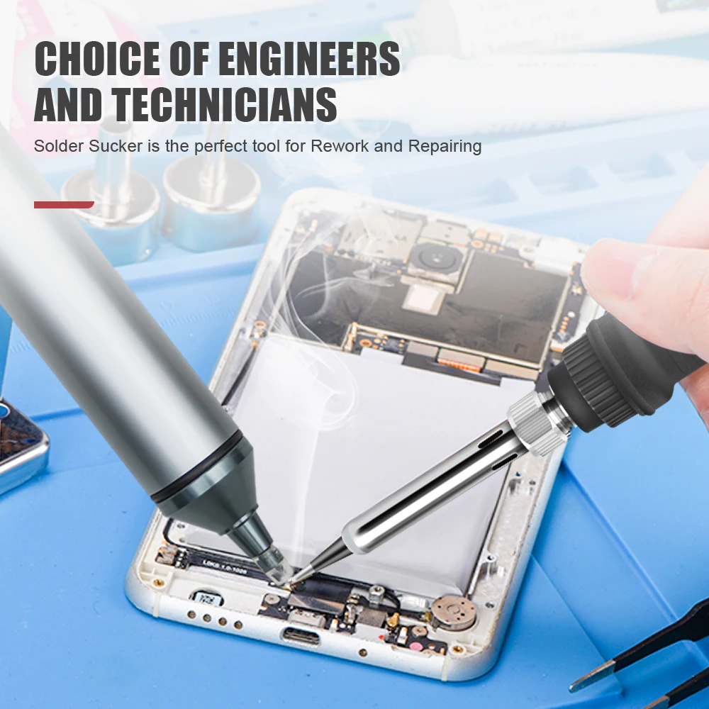JCD Aluminum Metal Desoldering - Desoldering Pump Solder recension och pris