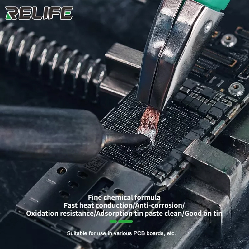 RELIFE desoldering mesh anti-h - Desoldering Pump Solder recension och pris