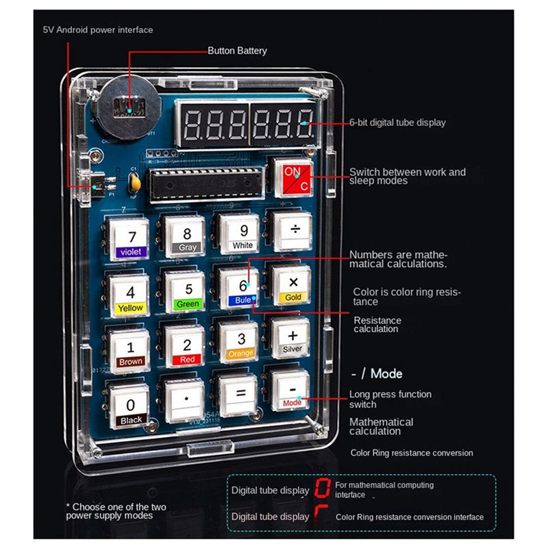 【HOT A69Z!】Calculator DIY Kit  - Homemade Diy Electronics recension och pris