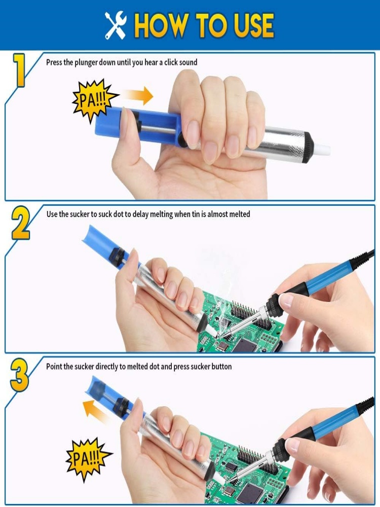 Solder Suction Wire with Stron - Desoldering Pump Solder recension och pris