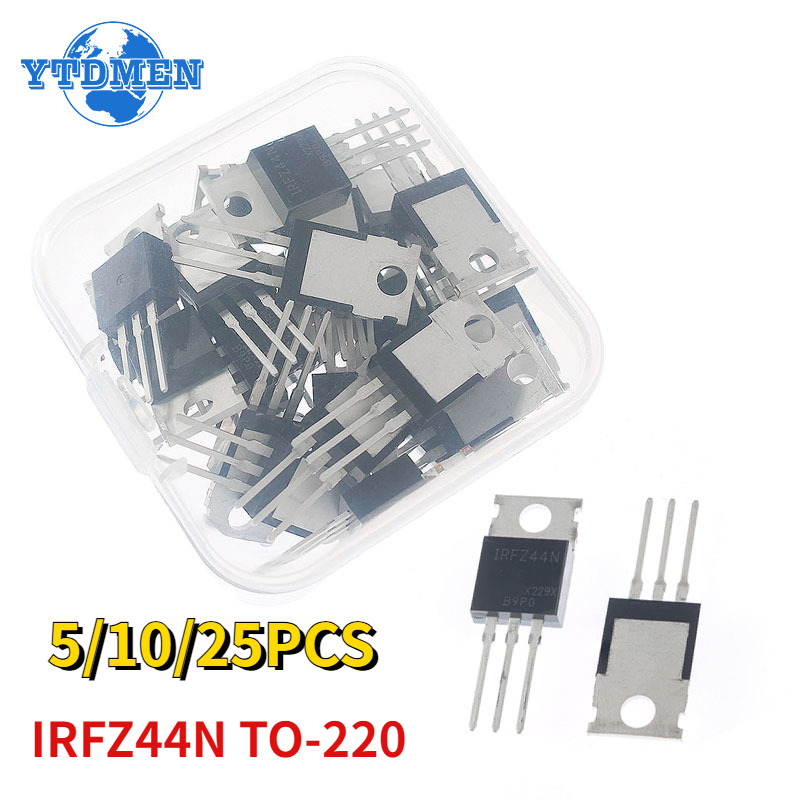 5-25pcs IRFZ44N TO220 IRFZ44NP - Mosfet Transistor Set recension och pris