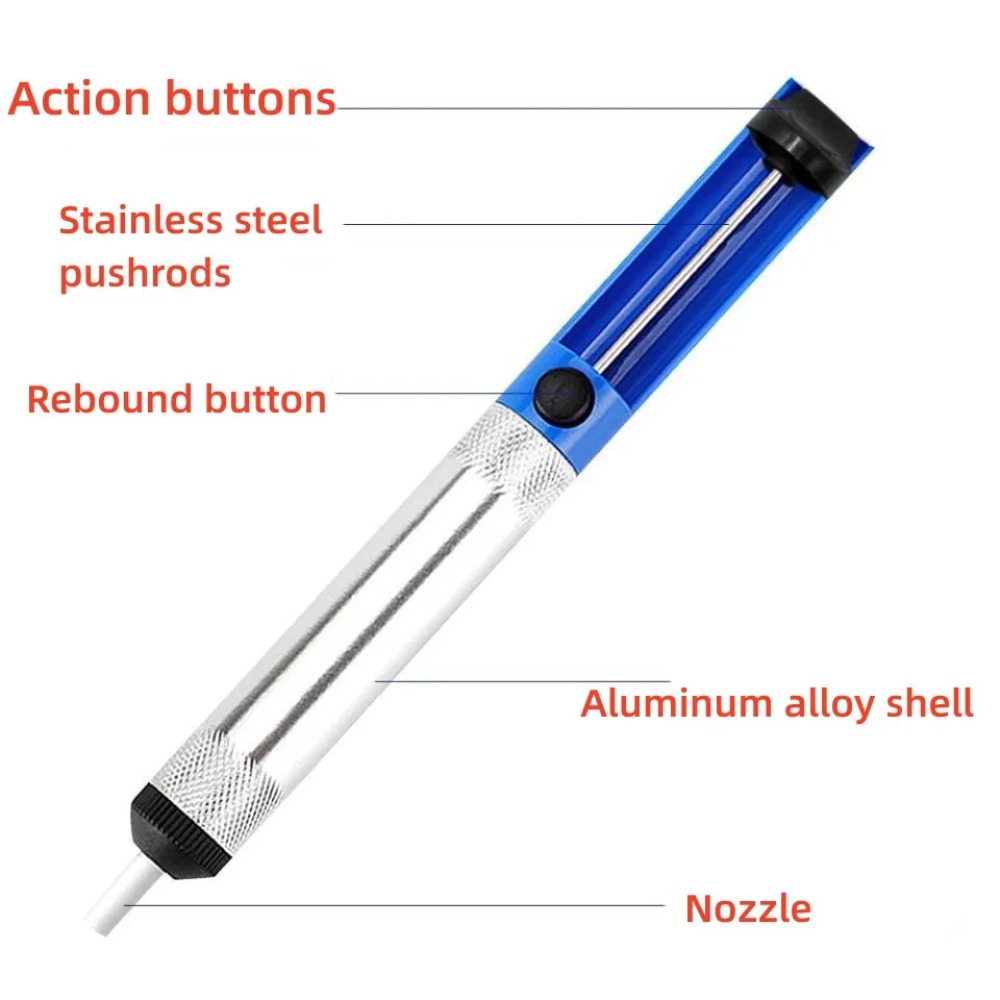 Aluminum Desoldering Pump Vacu - Desoldering Pump Solder recension och pris