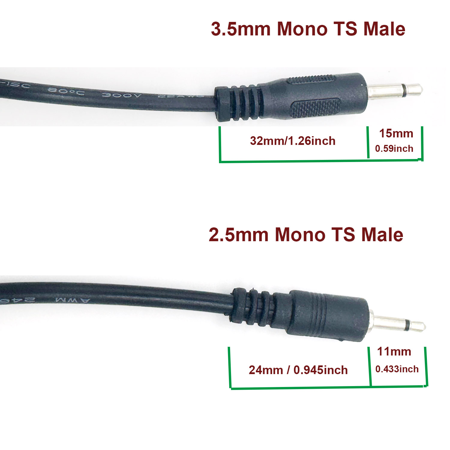1pc 2.5mm Male to 3.5mm Mono M - Ir Infrared Receiver recension och pris