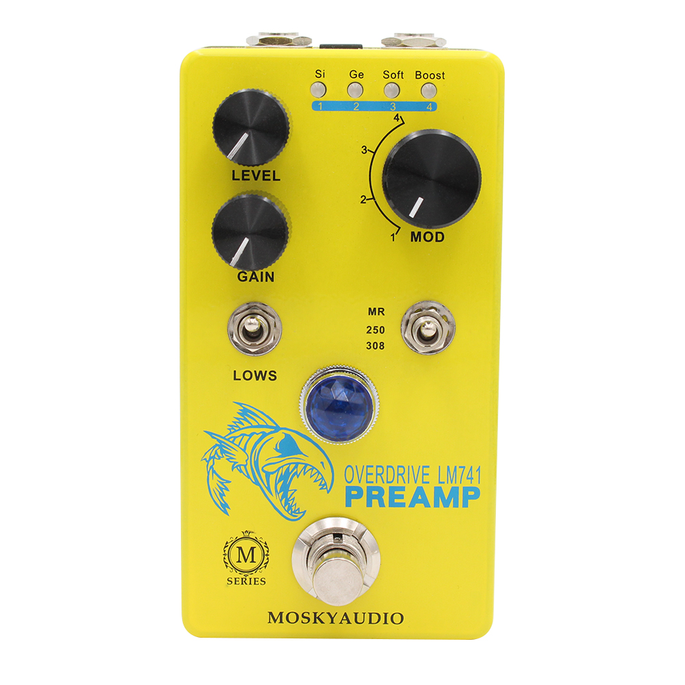 MOSKY LM741 Preamp Guitar Peda - Diy Guitar Electronics recension och pris