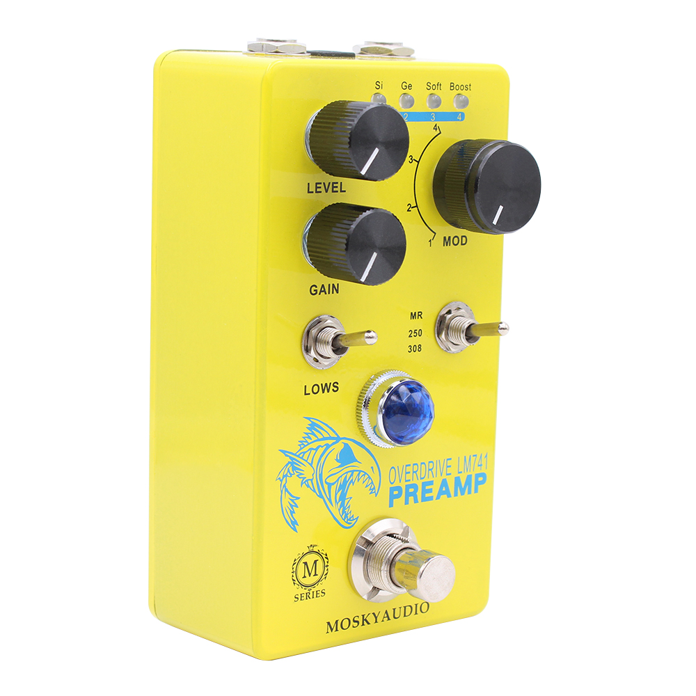 MOSKY LM741 Preamp Guitar Peda - Diy Guitar Electronics recension och pris