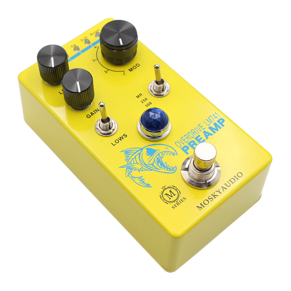 MOSKY LM741 Preamp Guitar Peda - Diy Guitar Electronics recension och pris