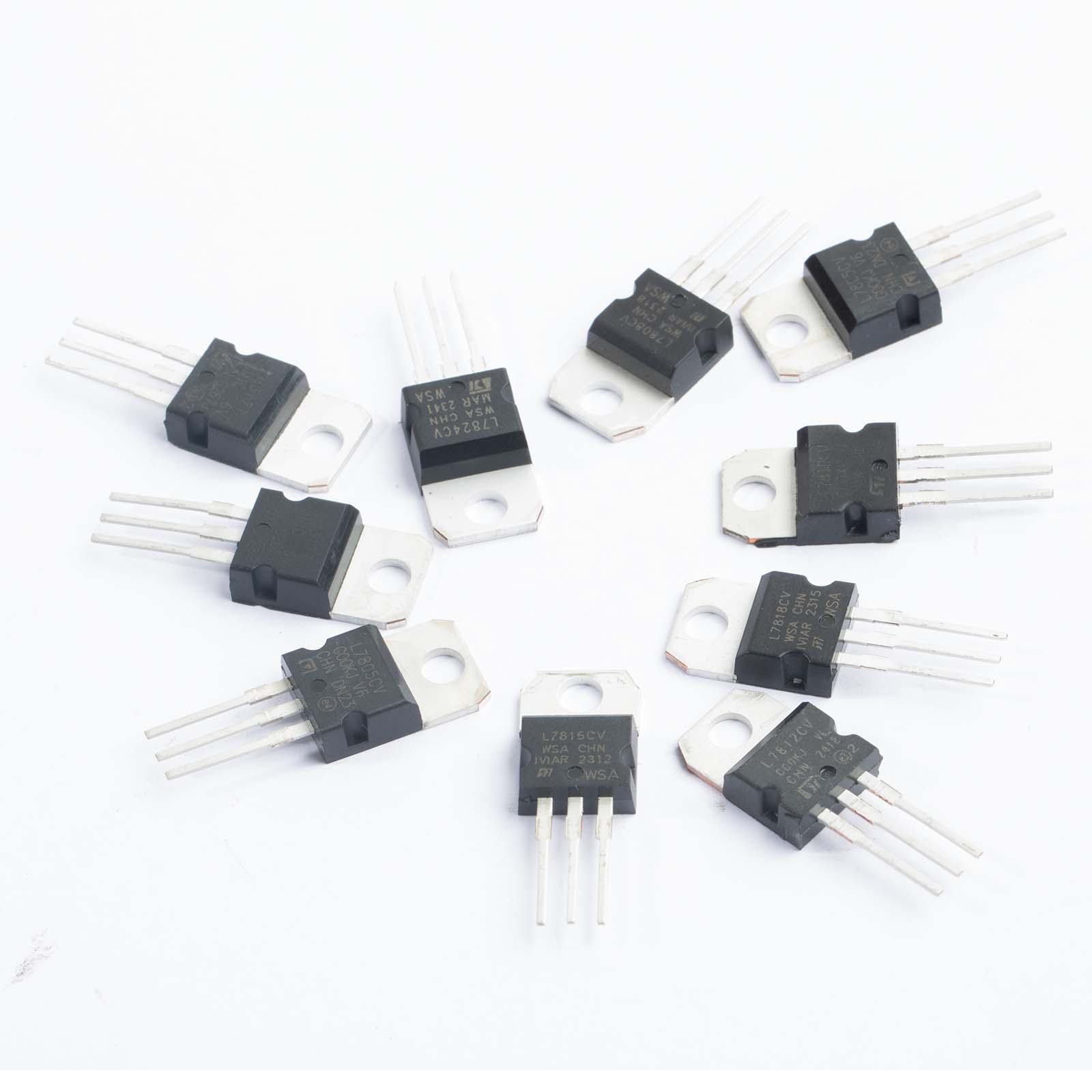 50pcs Voltage Regulator Kit 10 - Mosfet Transistor Set recension och pris
