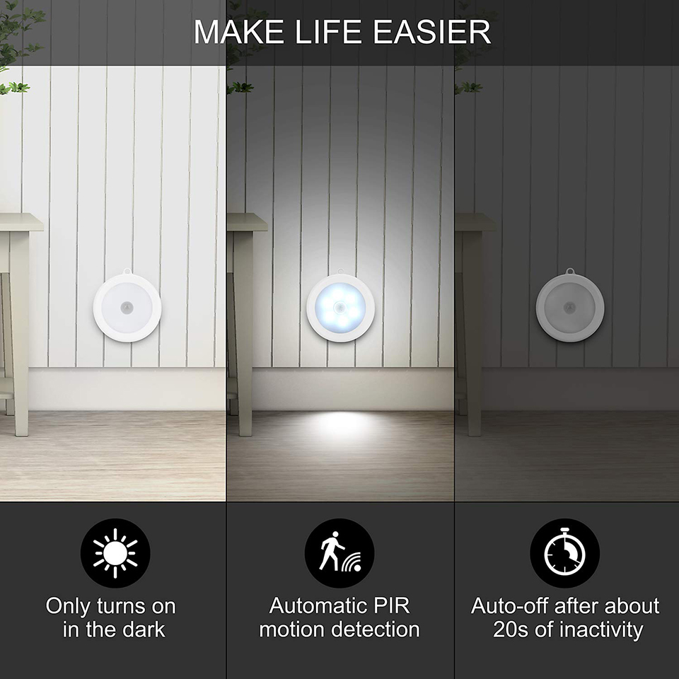 PIR Motion Sensor LED Night Li - Ldr Light Sensor recension och pris