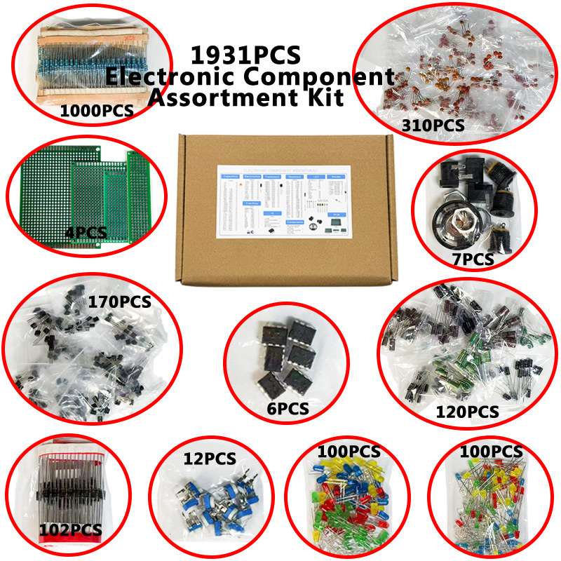 1900PCS Electronic Component K - Mosfet Transistor Set recension och pris