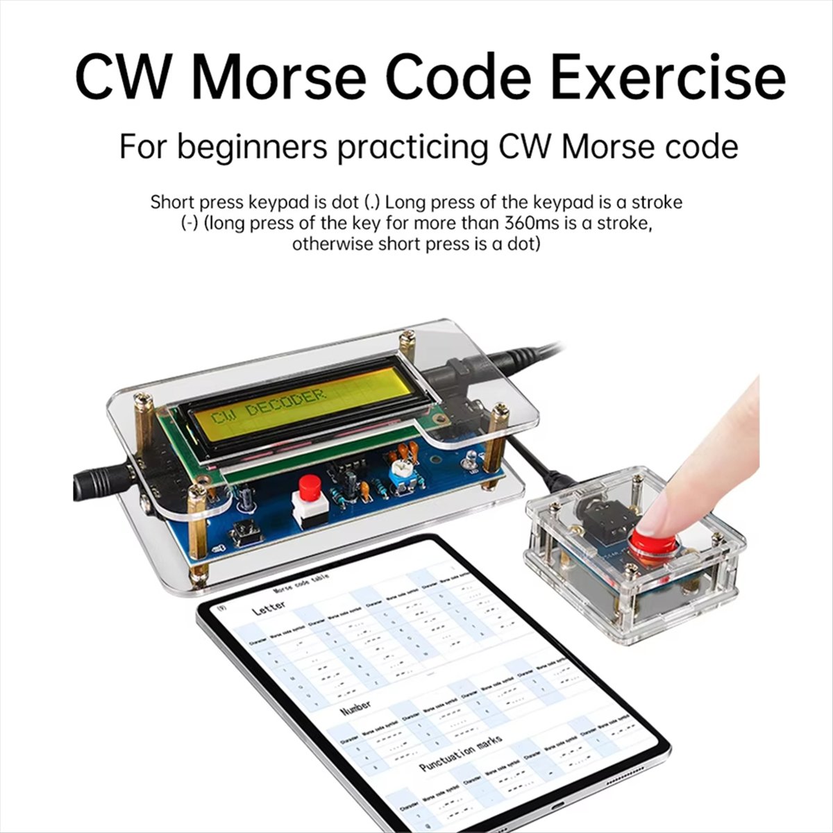HDL DC9V CW Morse Code Decoder - Diy Electronics Board recension och pris