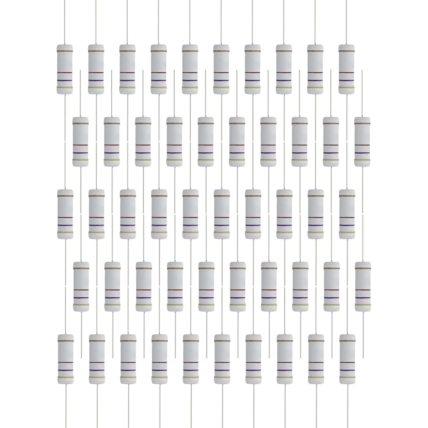 50PCS 470 Ohm Resistor Axial L - Diy Electronics Videos recension och pris