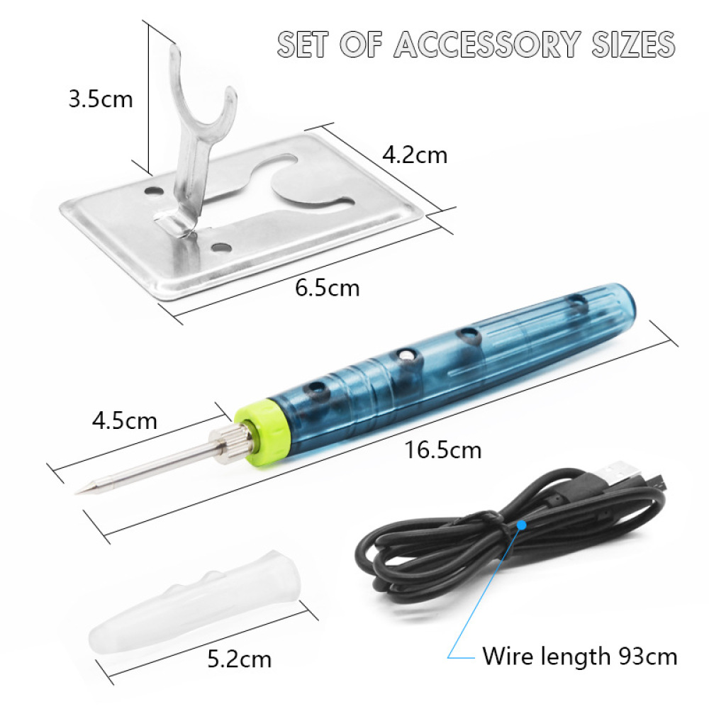Mini 5V USB Solder Iron Portab - Diy Electronics Workshop recension och pris